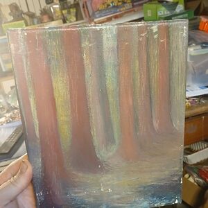 Serene Woodland Canvas Art in Subtle Hues